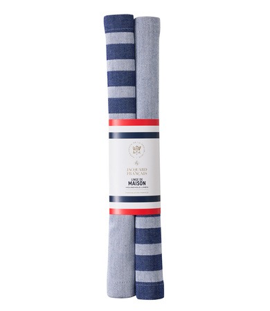 Podkładki na stół Le Jacquard Français Coco-Rico Bleu 2 szt.