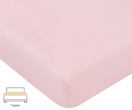 Prześcieradło na topper Formesse Bella Donna Jersey La Piccola 566 Różowy