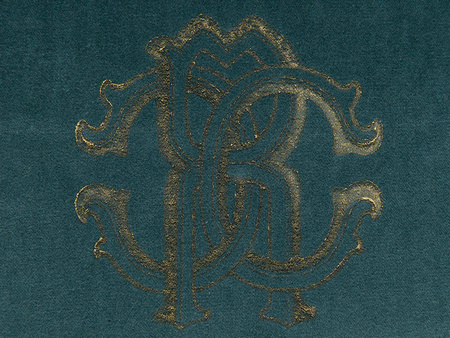 Poduszka dekoracyjna Roberto Cavalli Home Venezia 40x40 2115 Petrol