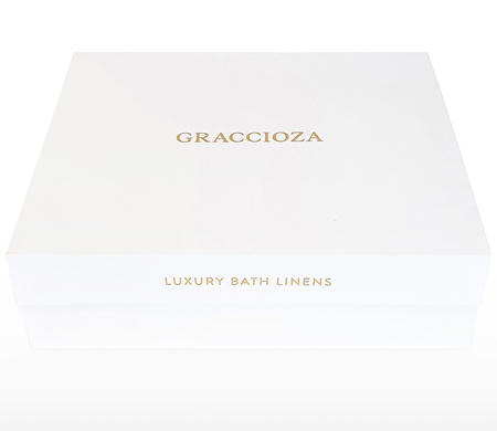 Szlafrok z kapturem unisex Graccioza Aura 22270 Silver S-XL