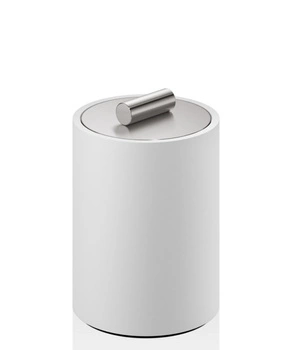 DECOR WALTHER STONE DMD S pojemnik z przykrywką S biały/ stal mat