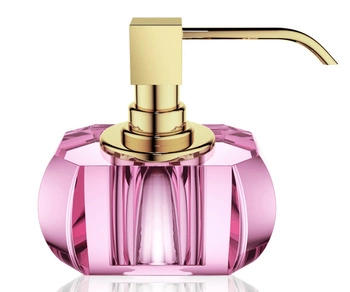 DECOR WALTHER KRISTALL KR SSP dozownik mydła różowy / złoto