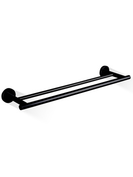 Wieszak na ręczniki podwójny Decor Walther BASIC BA HTD65 czarny mat