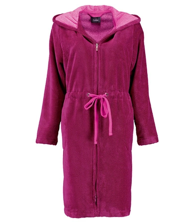 Szlafrok damski zapinany na zamek Cawö 822-22 Beere 32-46