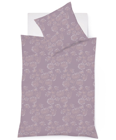 Pościel mako-jersey Fleuresse Black Premium 074318-4 Mauve