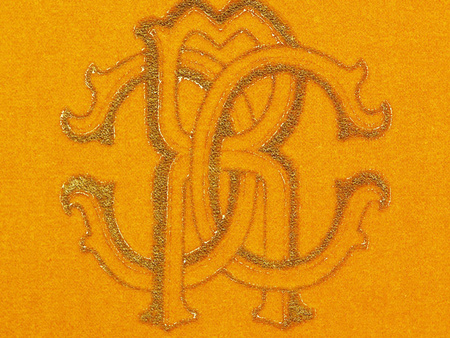 Poduszka dekoracyjna Roberto Cavalli Home Venezia 40x40 4414 Mustard