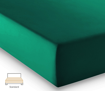 Prześcieradło jersey Fleuresse Comfort 1117-7060 Butelkowa Zieleń