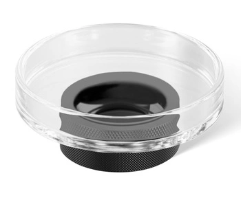 DECOR WALTHER CLUB STS mydelniczka kryształ gładki/czarny mat