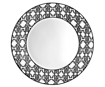 Talerz do zupy Roberto Cavalli Monogram Black, zestaw 2 szt.