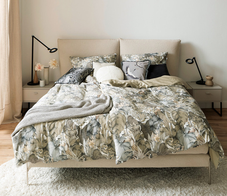 Pościel satyna bawełniana Schöner Wohen Toucan 77331-035 Beige