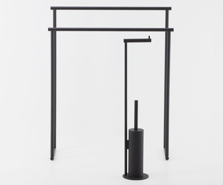 Stojak na ręczniki Decor Walther BAR HT czarny