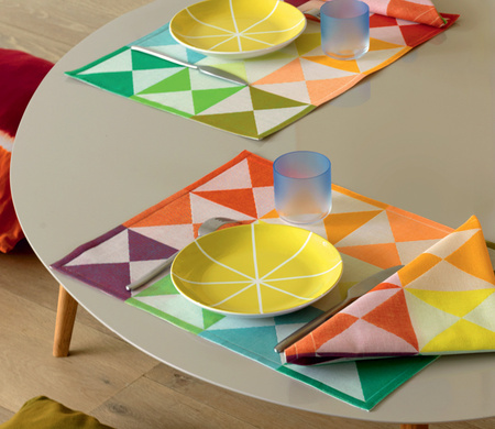 Podkładki na stół Le Jacquard Français Origami Multico 4 szt.