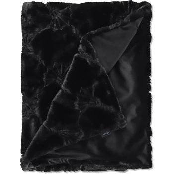 Koc futrzany JOOP! Cozy Cornflower 71395-002 130x170 Black