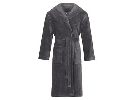 Szlafrok męski z kapturem bugatti Roberto 7660 grafitowy