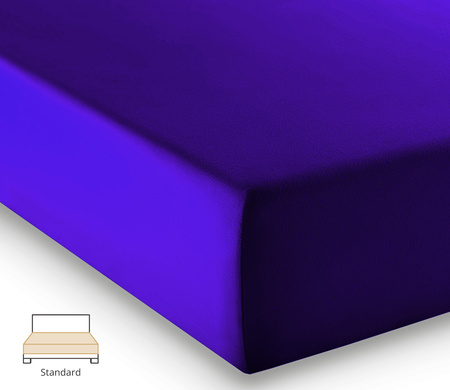 Prześcieradło jersey Fleuresse Comfort 1117-6012 Królewski Niebieski