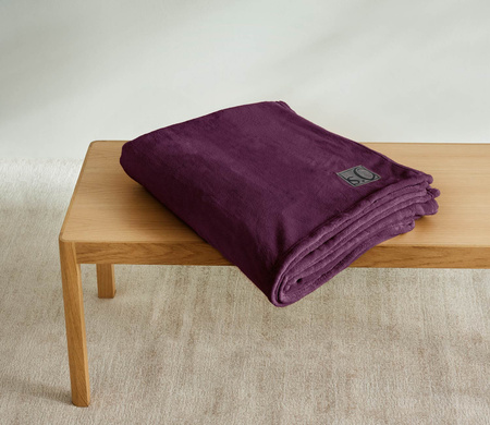 Koc s.Oliver Kuschelsoft 3638-503 150x200 fioletowy