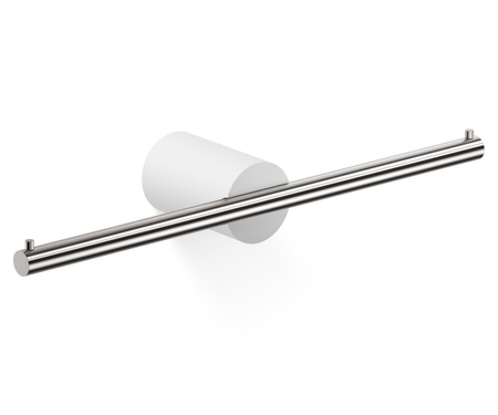 Wieszak na papier Decor Walther STONE TPH2 biały / stal matowa