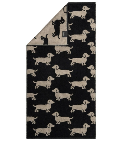 Ręcznik Cawö We Love Dogs 6246-93 Black/Beige