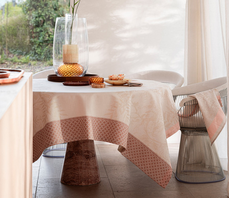 Obrus bawełniany Le Jacquard Français Jardin D'Eden Chair