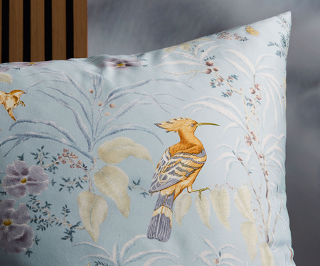 Pościel satyna szwajcarska Fleuresse Black Premium 534399-2 Light Blue