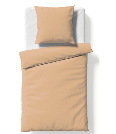 Pościel satyna bawełniana Fleuresse Colours 9100-4033 Piaskowy