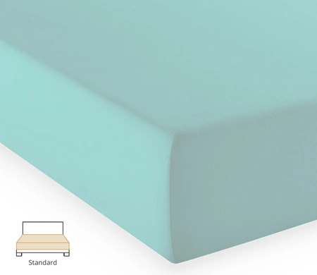 Prześcieradło jersey Fleuresse Comfort 1117-6078 Aqua