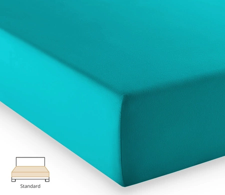 Prześcieradło jersey Fleuresse Comfort 1117-6066 Petrol