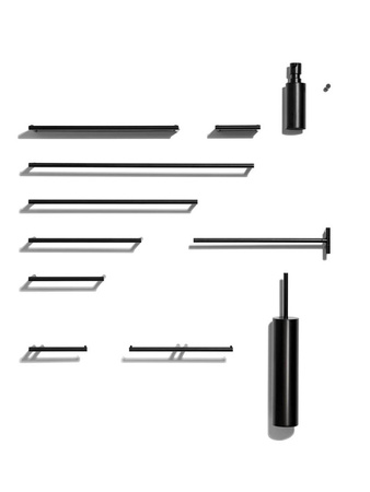 Wieszak na papier Decor Walther MIKADO MK TPH1 czarny mat