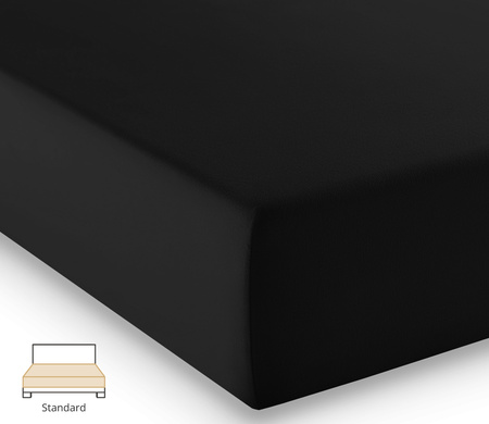 Prześcieradło jersey Fleuresse Comfort 1117-941 Czarny