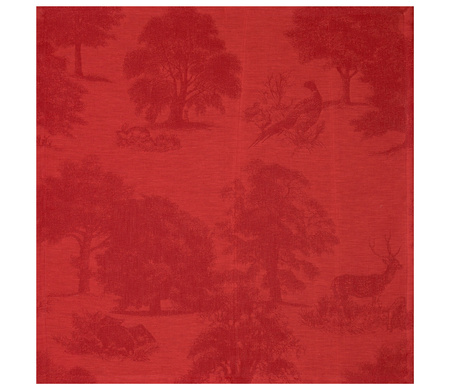 Serwetki lniane Le Jacquard Français Souveraine Carmin 4 szt.