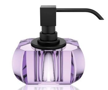 DECOR WALTHER KRISTALL KR SSP dozownik mydła fiolet / czarny