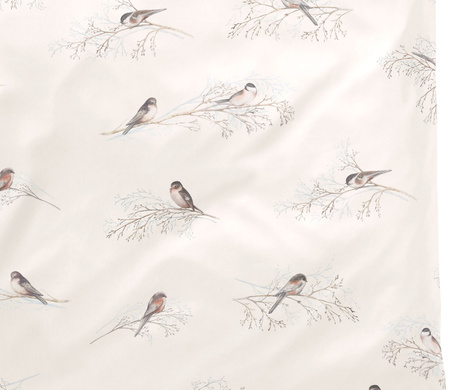 Pościel satyna bawełniana Elegante Spatzchen 24553-0 Ecru