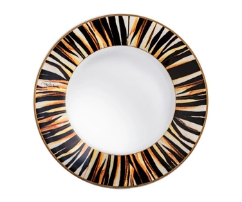 Talerz do zupy Roberto Cavalli Ray of Gold, zestaw 6 szt.