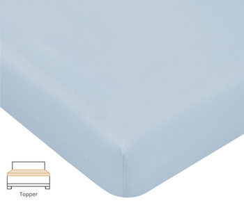 Prześcieradło na topper Formesse Bella Donna Jersey La Piccola 522 Jasny Niebieski