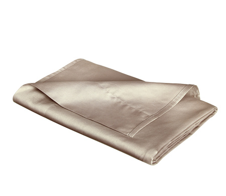 Prześcieradło satynowe bez gumki Fleuresse Colours 9100-9042 Taupe