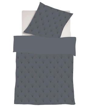 Fleuresse pościel satyna szwajcarska Black Premium 534402-1 Grey