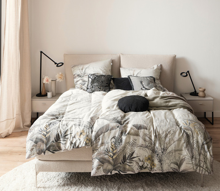 Pościel satyna bawełniana Schöner Wohen Tropical 77330-035 Beige