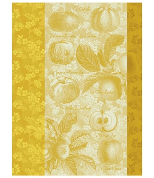 Ściereczka kuchenna Le Jacquard Français Pommes à Croquer Golden
