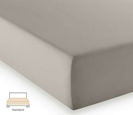 Prześcieradło jersey Fleuresse Comfort 1117-9021 Szary