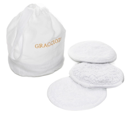Płatki kosmetyczne Graccioza Egoist 800 g/m² 20003 White, zestaw 10 szt. Luxury Bag
