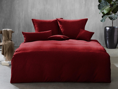 Pościel flanelowa Fleuresse 603089-0004 Red