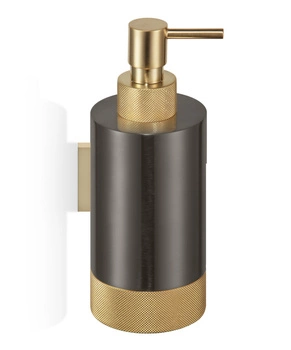 DECOR WALTHER CLUB WSP 1 dozownik mydła naścienny ciemny metak / złoty mat