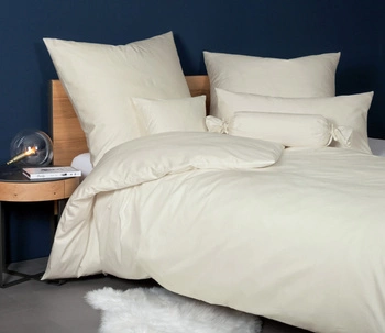 Pościel jednobarwna mako-satyna Janine Colors 31001-09 Ecru