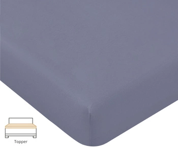 Prześcieradło na topper Formesse Bella Donna Jersey La Piccola 209 Niebiesko-Szary
