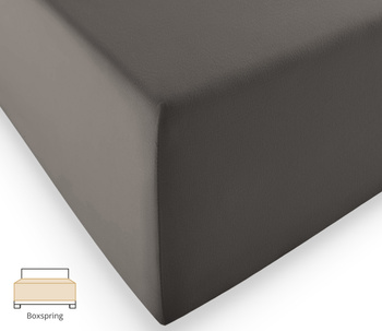 Prześcieradło na wysoki materac Fleuresse Comfort XL 1119-8031 Espresso