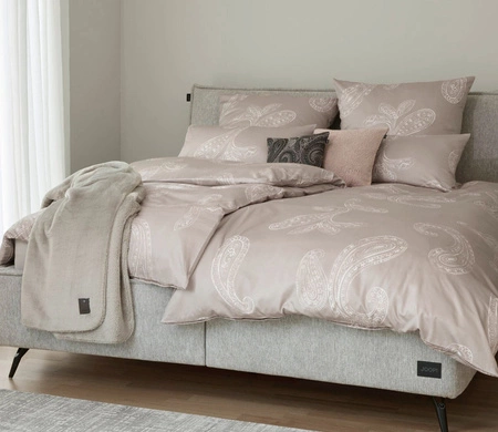Pościel satyna bawełniana JOOP! Paisley 4120-07 Taupe