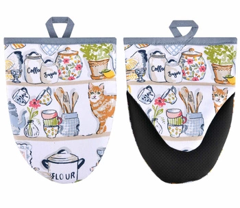 Rękawica kuchenna micro Ulster Weavers Pantry Cats 2 sztuki