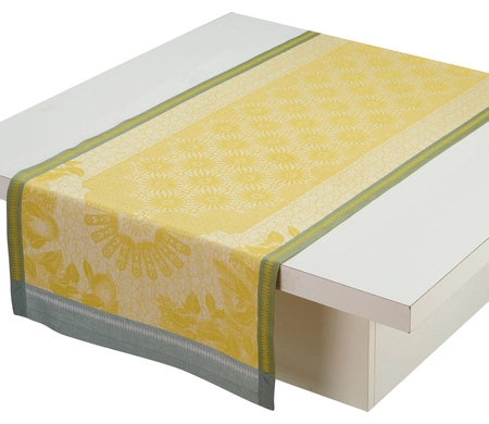 Bieżnik lniany Le Jacquard Français d'Orient Cedrat