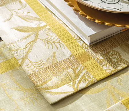 Serwetki lniane Le Jacquard Français À L'orangerie Mimosa 4 szt.