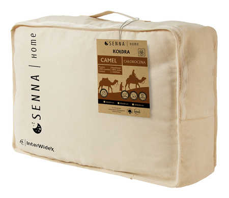 Kołdra całoroczna wełna wielbłądzia Senna Camel